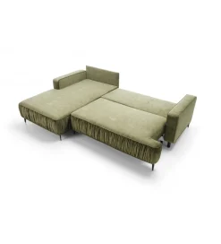 Comforteo Narożnik rozkładany LAVAR 268 cm z funkcją spania