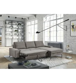 Comforteo Narożnik rozkładany MAKO Flavio MINI 264 cm z funkcją spania