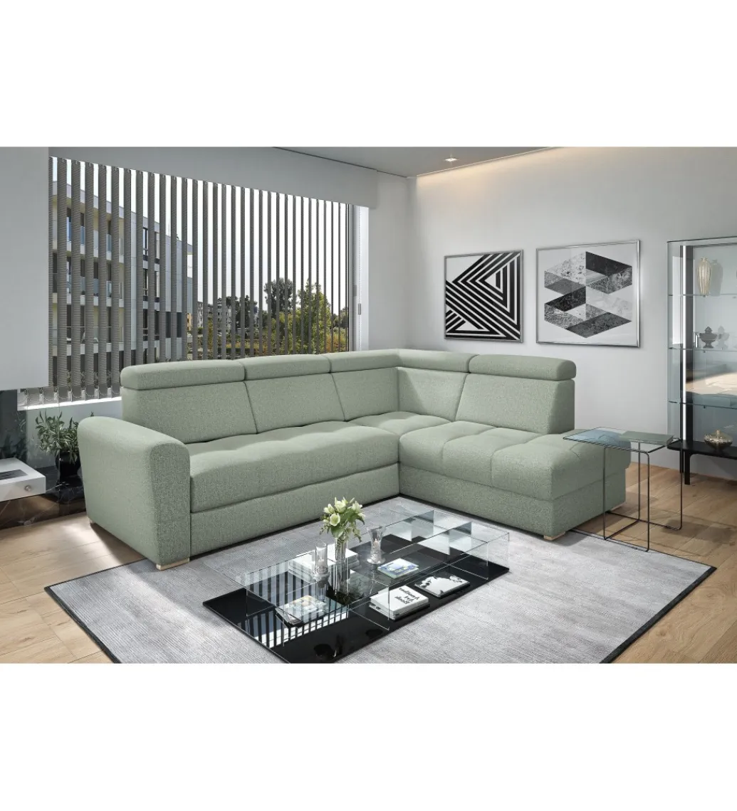 Comforteo Narożnik rozkładany VIVA Riva L 274 cm z funkcją spania
