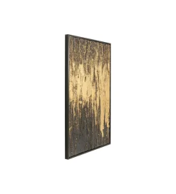 KDesign Obraz Abstract 80 cm x 120 cm złoto czarny