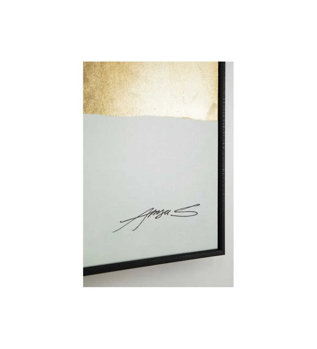 KDesign Obraz Abstract Shapes 73 cm x 143 cm zielony