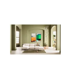 KDesign Obraz Abstract Shapes 73 cm x 143 cm zielony