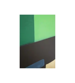 KDesign Obraz Abstract Shapes 73 cm x 143 cm zielony