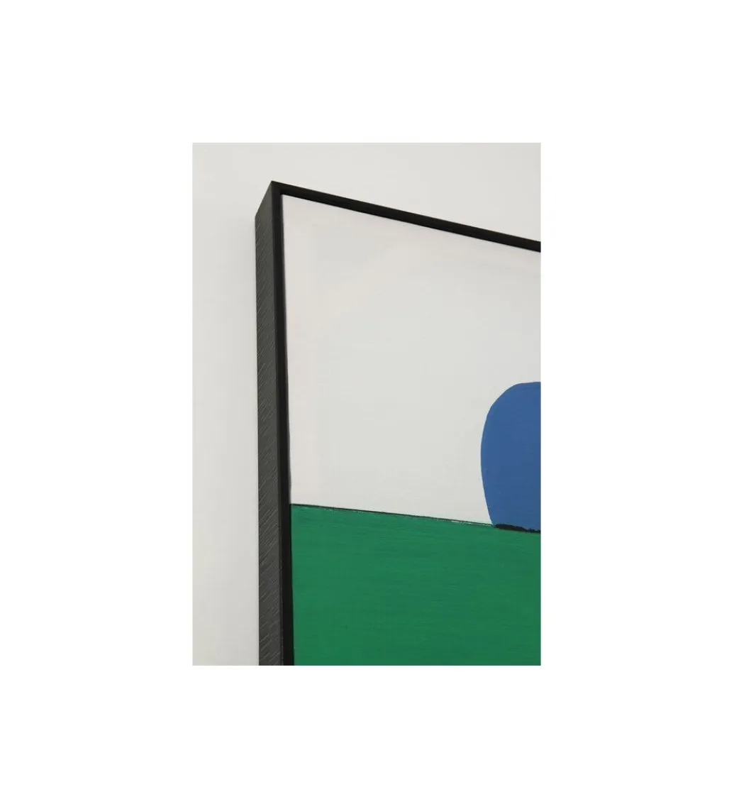 KDesign Obraz Abstract Shapes 73 cm x 143 cm zielony