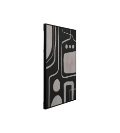 KDesign Obraz Artistic Blacky 70 cm x 110 cm czarny