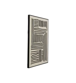 KDesign Obraz Artistic Line 110 x 70 cm biało czarny
