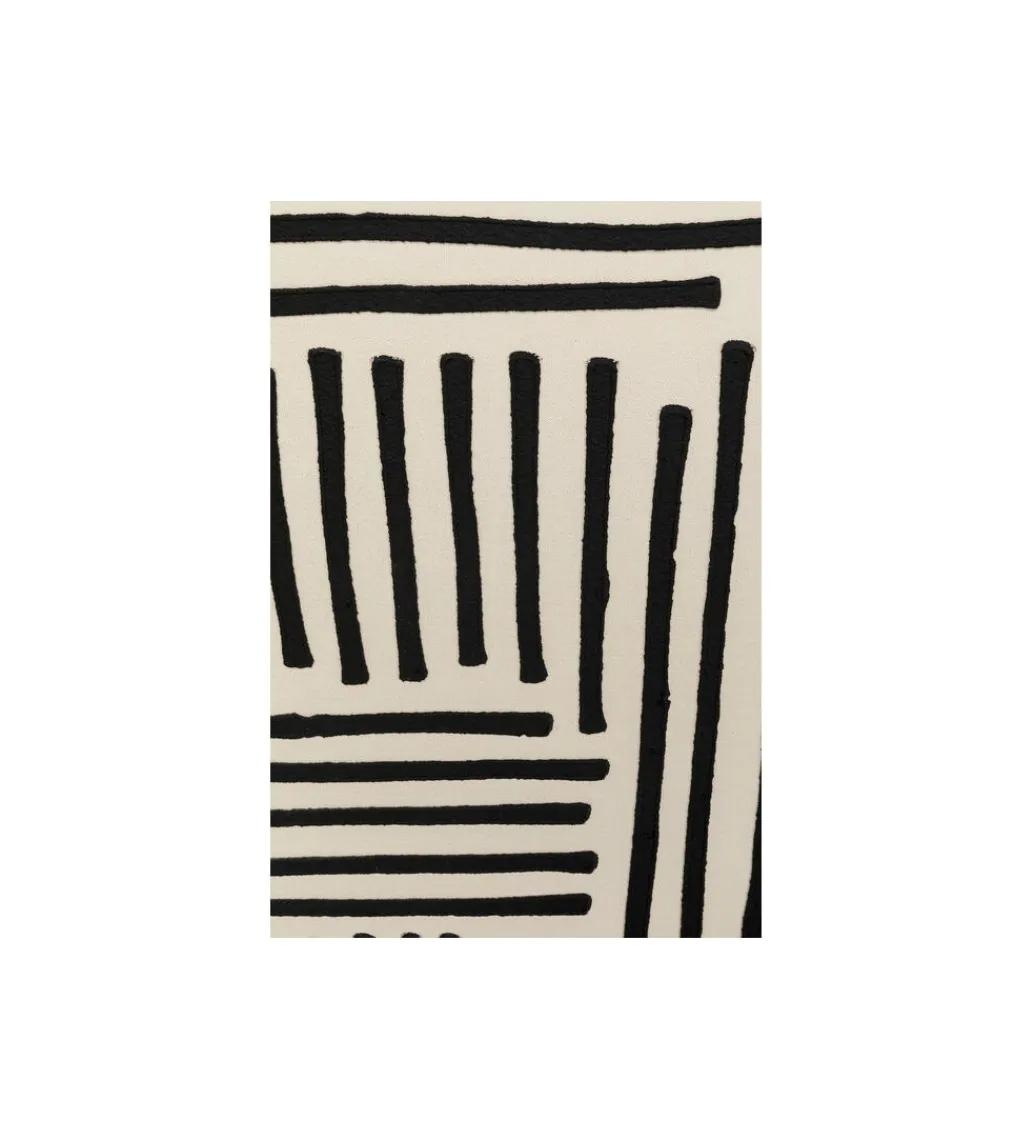 KDesign Obraz Artistic Line 110 x 70 cm biało czarny