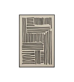 KDesign Obraz Artistic Line 110 x 70 cm biało czarny