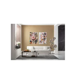 KDesign Obraz ARTSY PORTRAIT FRONT 80 x 120 cm szklany
