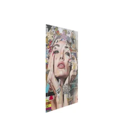 KDesign Obraz ARTSY PORTRAIT FRONT 80 x 120 cm szklany