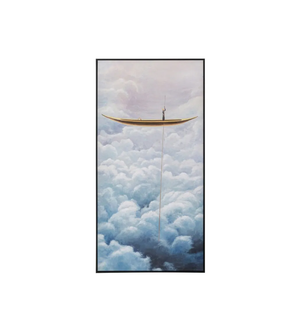 KDesign Obraz Cloud Boat 60 cm x 120 cm