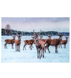 J-Line Obraz DEER 120 x 80 cm szklany