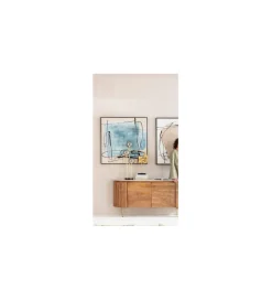 KDesign Obraz Dust Blue 100 cm x 100 cm