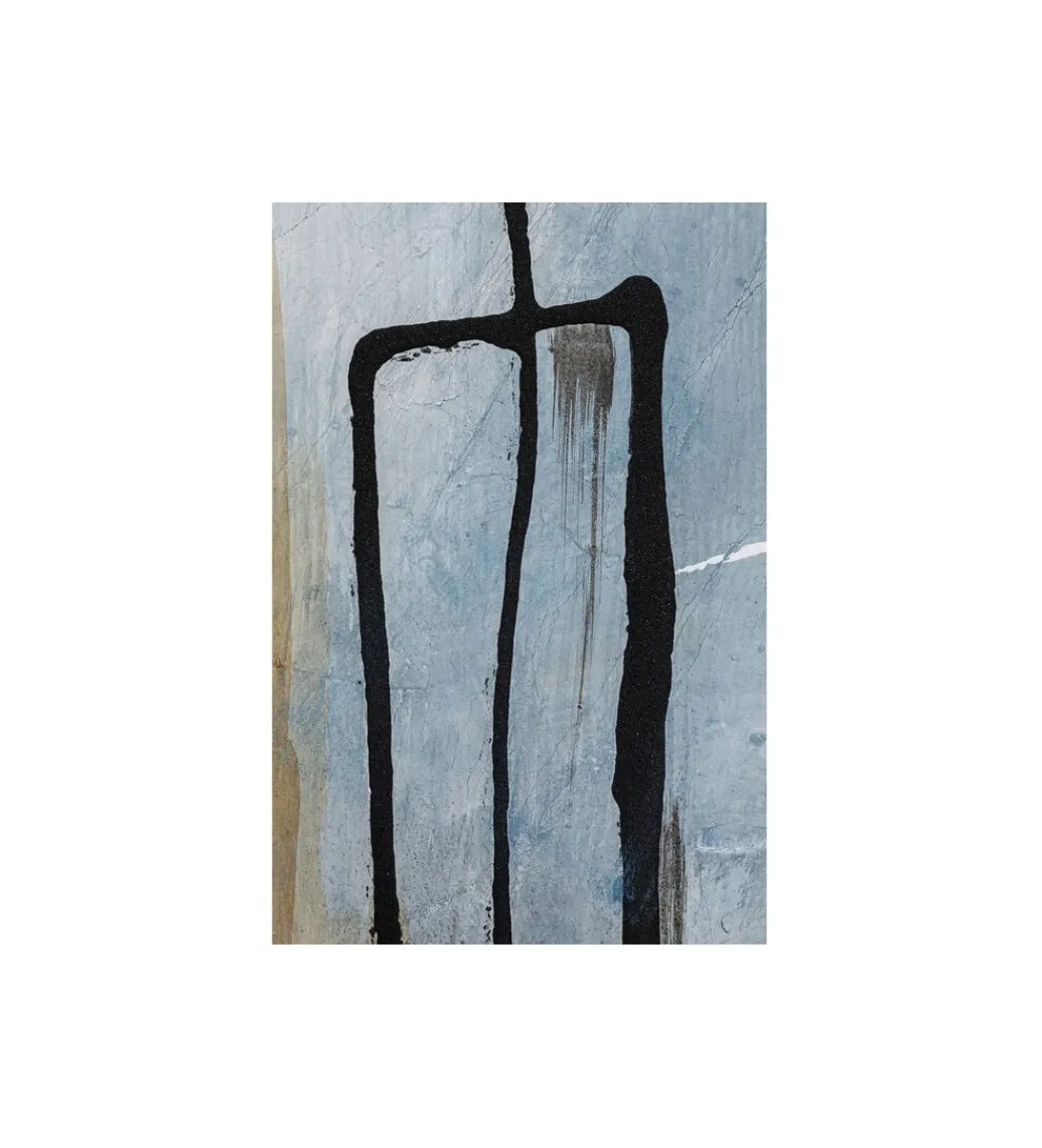 KDesign Obraz Dust Blue 100 cm x 100 cm