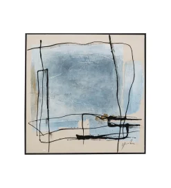 KDesign Obraz Dust Blue 100 cm x 100 cm