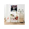 KDesign Obraz Flower Art Lady 120 cm x 120 cm