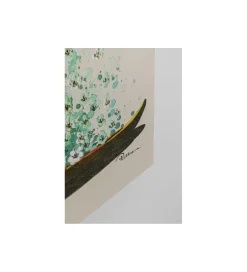 KDesign Obraz Flower Boat Beige 80 cm x 100 cm