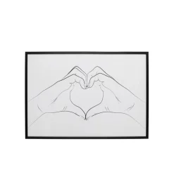 KDesign Obraz HEART HANDS 103 x 73 cm
