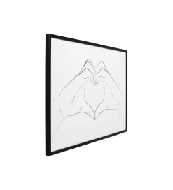 KDesign Obraz HEART HANDS 103 x 73 cm