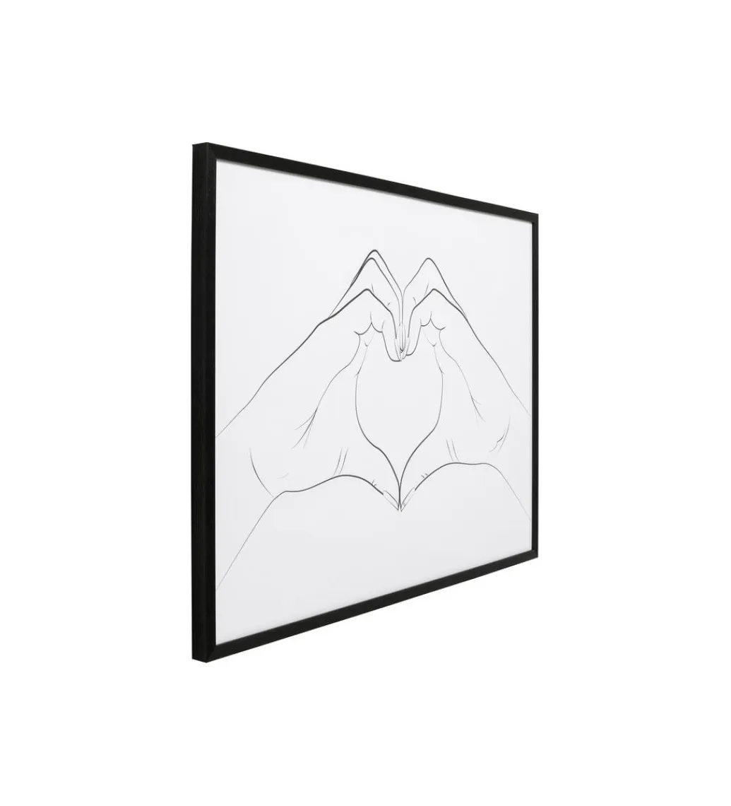 KDesign Obraz HEART HANDS 103 x 73 cm