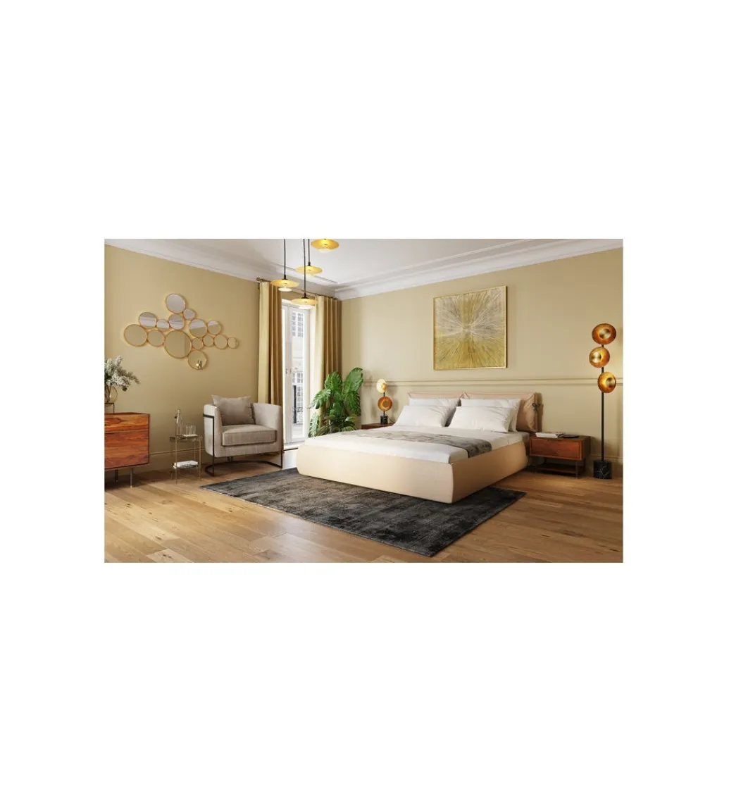 KDesign Obraz ILLUMINO 120 x 120 cm złoty