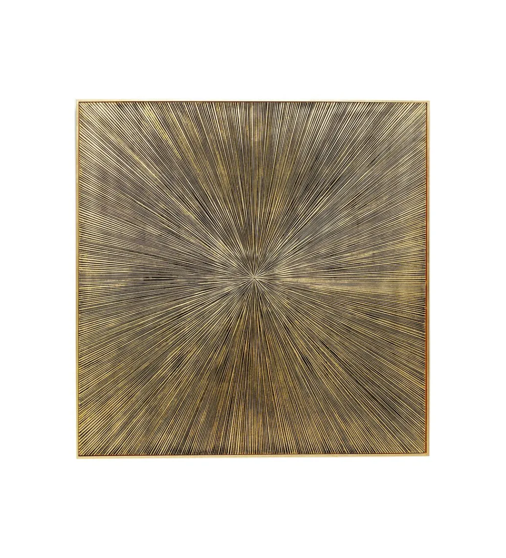 KDesign Obraz ILLUMINO 120 x 120 cm złoty