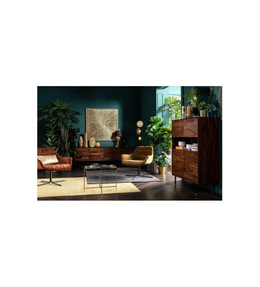 KDesign Obraz ILLUMINO 120 x 120 cm złoty