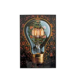 KDesign Obraz LED ART BULB 80 x 120 cm