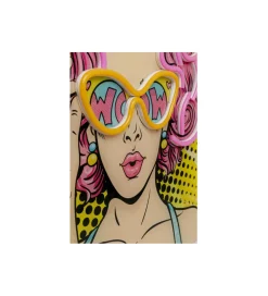 KDesign Obraz LED BEAUTY 39 x 39 cm szklany