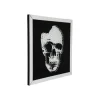 KDesign Obraz lustro Skull 100 cm x 100 cm