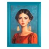 Zona-Design Obraz MUJER AZUL 87 x 117 cm