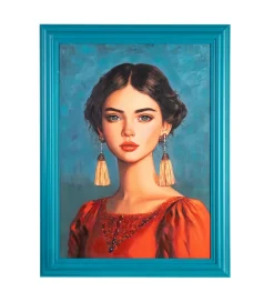 Zona-Design Obraz MUJER AZUL 87 x 117 cm
