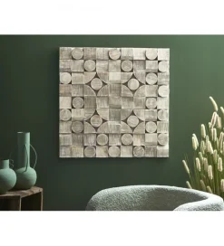 Imeri Obraz MULTIFORMAS 80 x 80 cm drewno mango