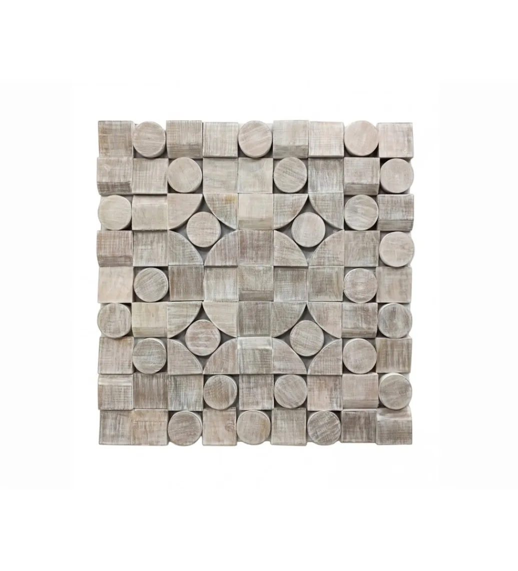 Imeri Obraz MULTIFORMAS 80 x 80 cm drewno mango