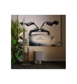 KDesign Obraz OLDRIMER BACK 160 x 120 cm srebrny