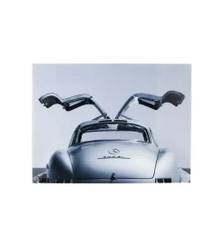 KDesign Obraz OLDRIMER BACK 160 x 120 cm srebrny