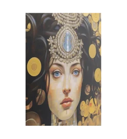 KDesign Obraz OMNIGIR 120 cm x 120 cm szłoto czarny