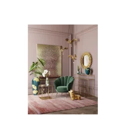 KDesign Obraz Touched Flower Boat Gold Pink 120 x 160cm
