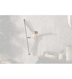 Invicta Interior Ozdoba Ścienna Mystic Screw III 90 Cm Miedziana