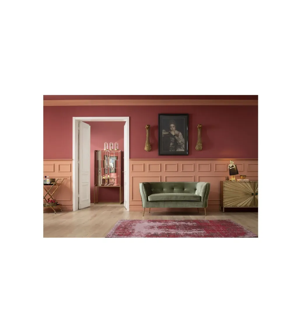 KDesign Ozdoba ścienna OSTRICH 18 x 71 cm złota