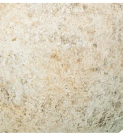 Exclusivas Ozdoba RUSTIC 10 cm ceramiczna kula biała