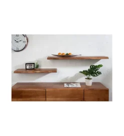 Invicta Interior - przedsprzedaż Półka Ścienna ARKTYKA Mammut 115 Cm Akacja honey