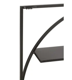 J-Line Półka ścienna NEWS 80 cm czarna
