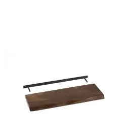 J-Line Półka GERARD 70 cm drewno akcja brązowa