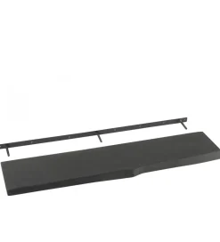 J-Line Półka GERARD 115 cm drewno mango czarna