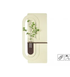 Imeri Półka kwiatowa RELIEVE 60 x 120 cm kształt litery C