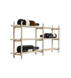 KDesign Półka na wino CAPE TOWN 80 x 34 cm greige
