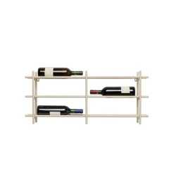 KDesign Półka na wino CAPE TOWN 80 x 34 cm greige