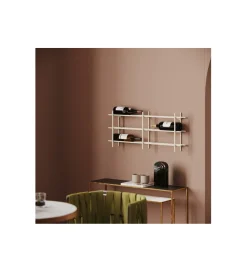 KDesign Półka na wino CAPE TOWN 80 x 34 cm greige