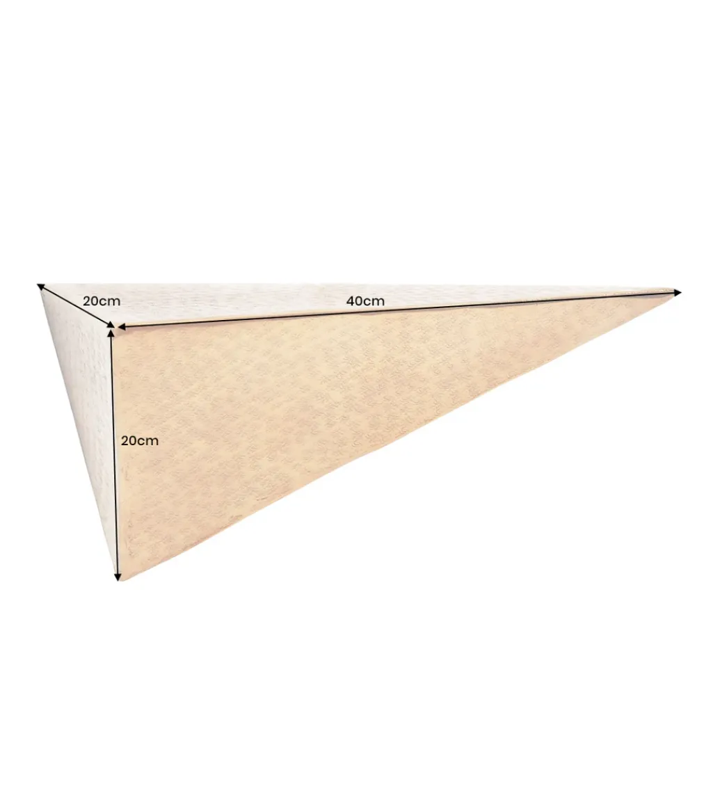 Invicta Interior - przedsprzedaż Półka PYRAMID 40 cm złota
